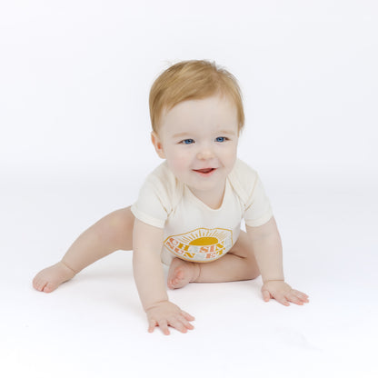 Chasing Sunsets Cotton Baby Onesie