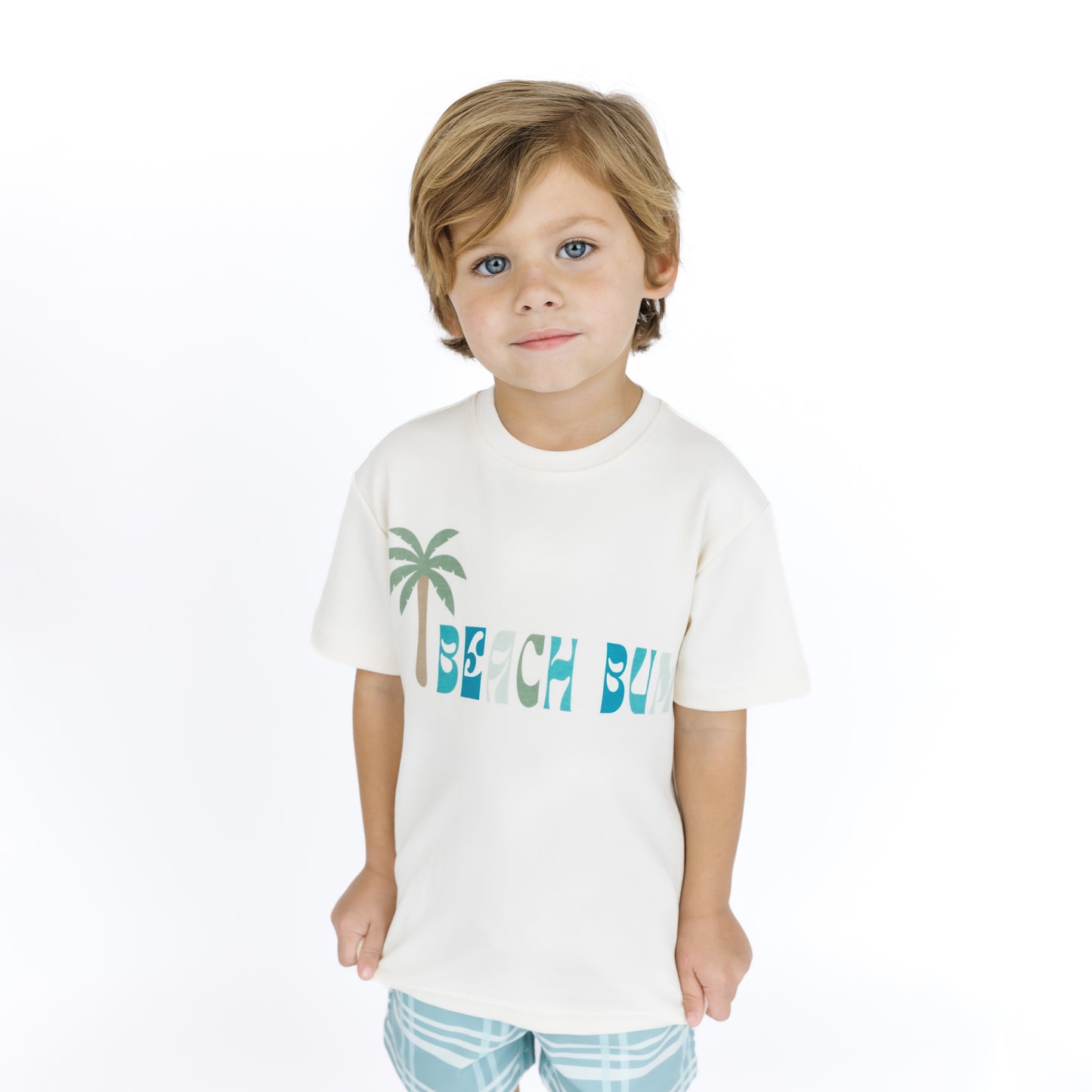 Beach Bum Cotton Toddler Short Sleeve Shirt