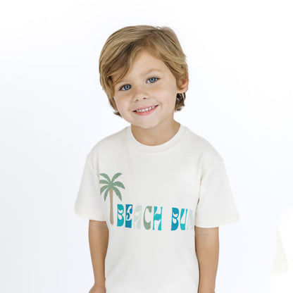 Beach Bum Cotton Toddler Short Sleeve Shirt