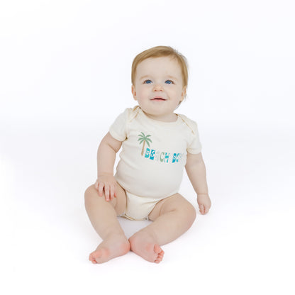 Beach Bum Cotton Baby Onesie
