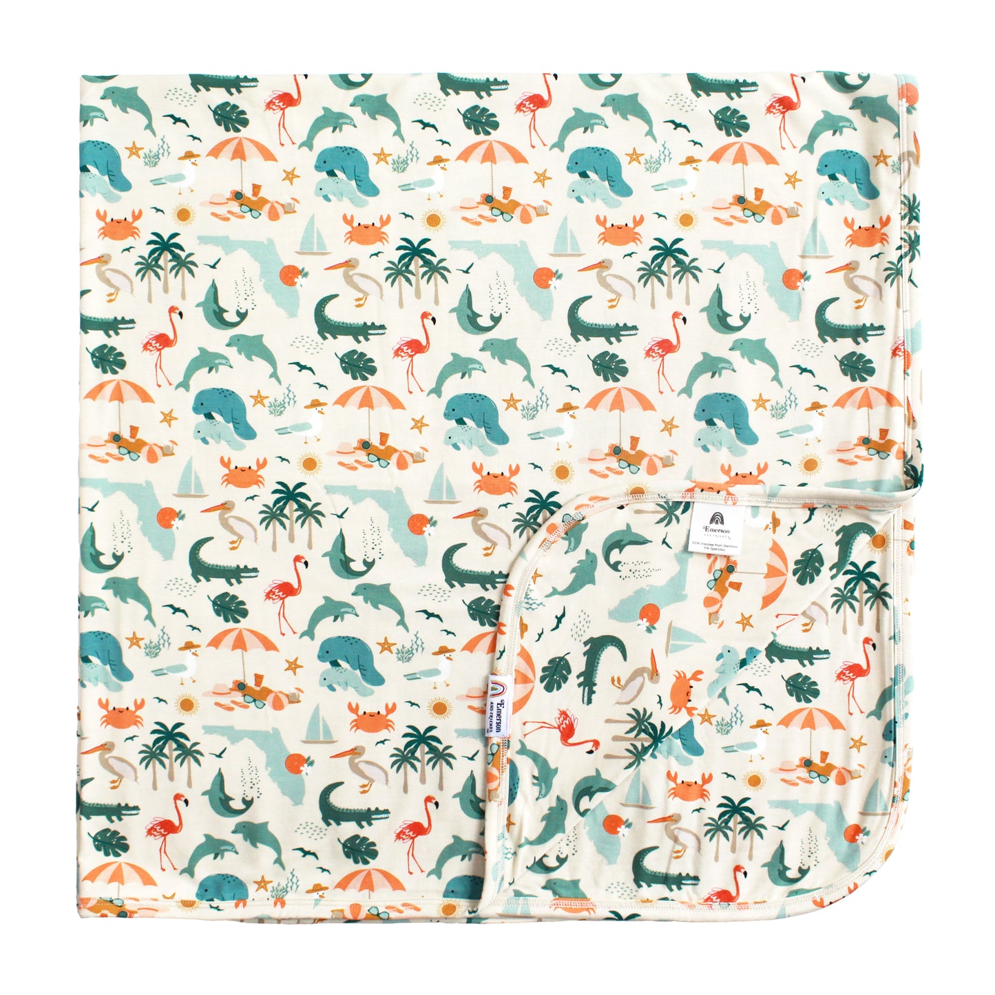 Explore Florida Luxury Bamboo Blanket