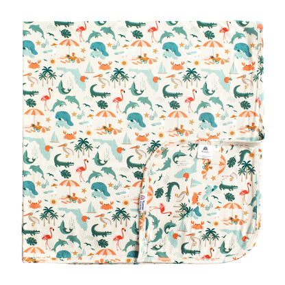 Explore Florida Luxury Bamboo Blanket