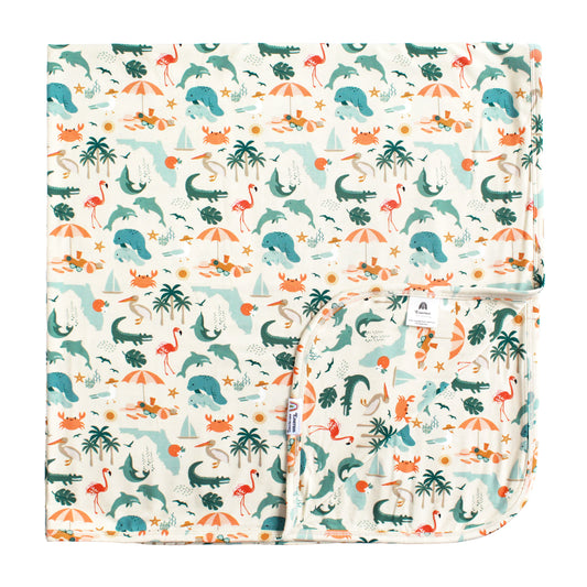 Explore Florida Luxury Bamboo Blanket