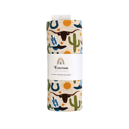 Howdy Luxury Bamboo Blanket