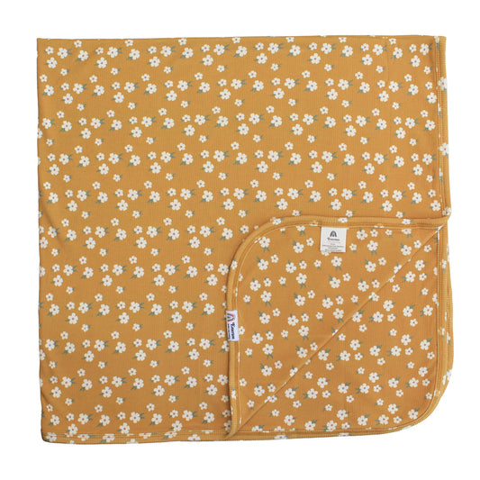 Floral-patterned bag on a white background
