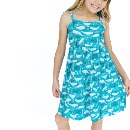Beluga Whale Bamboo Sundress