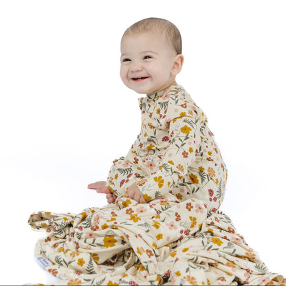 Toadstool Garden Luxury Bamboo Blanket