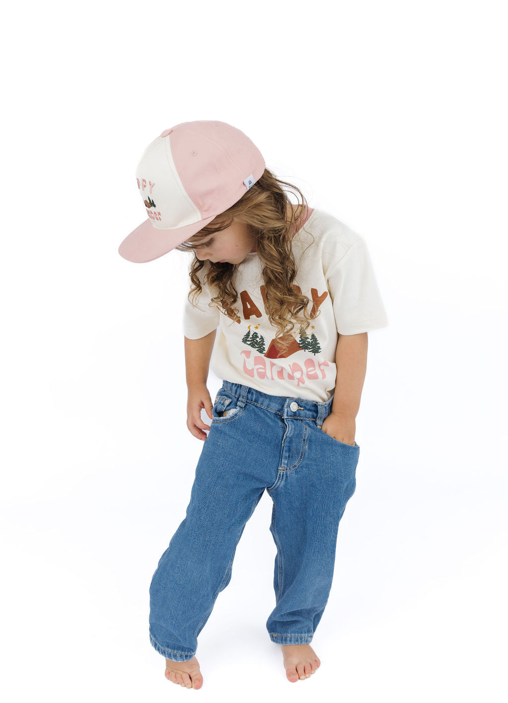 Happy Camper Snapback Hat