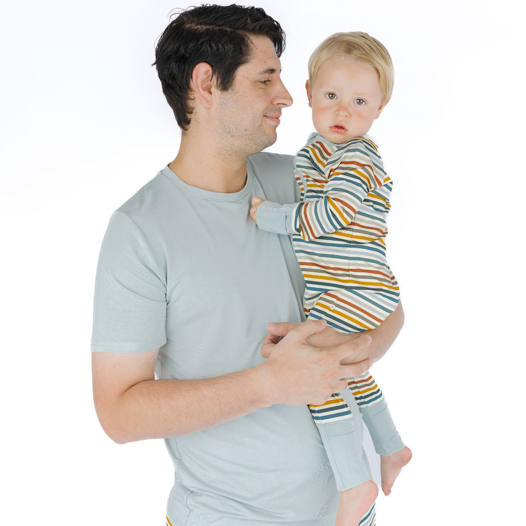 Autumn Stripes Relaxed Bamboo Lounge Pajama Pants