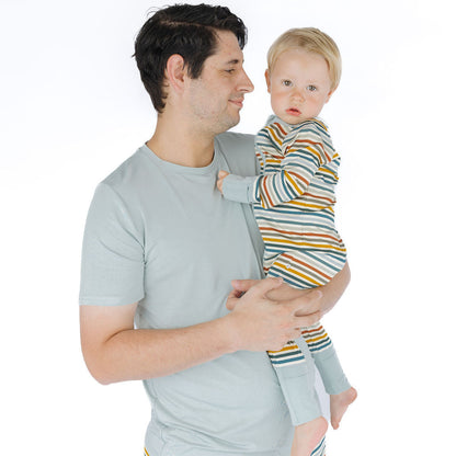 Autumn Stripes Relaxed Bamboo Lounge Pajama Pants