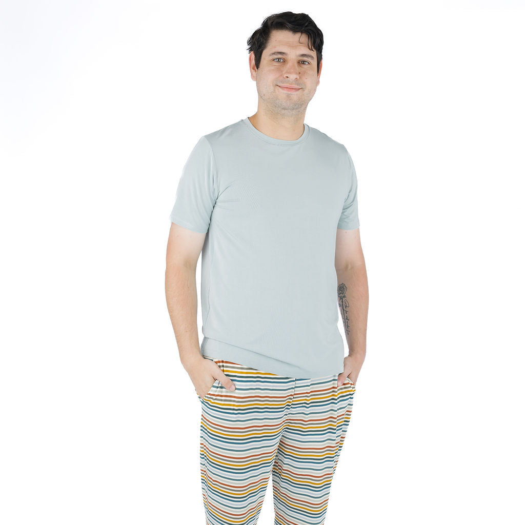 Autumn Stripes Relaxed Bamboo Lounge Pajama Pants