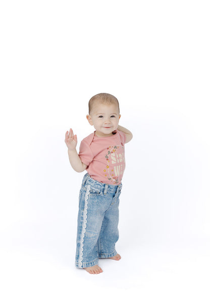 Stay Wild Cotton Baby Onesie