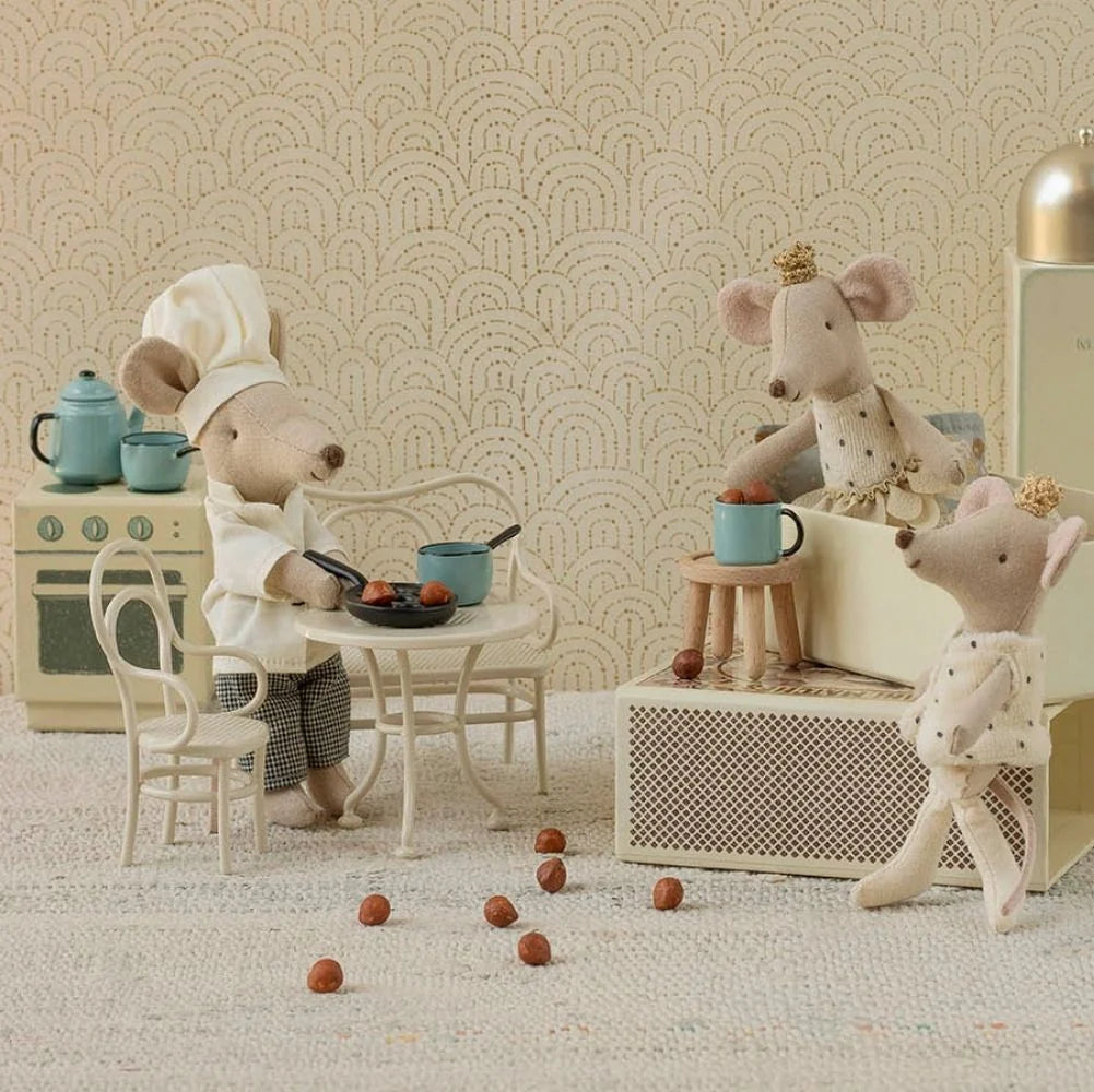 Maileg - Chef Mouse with Soup Pot and Spoon
