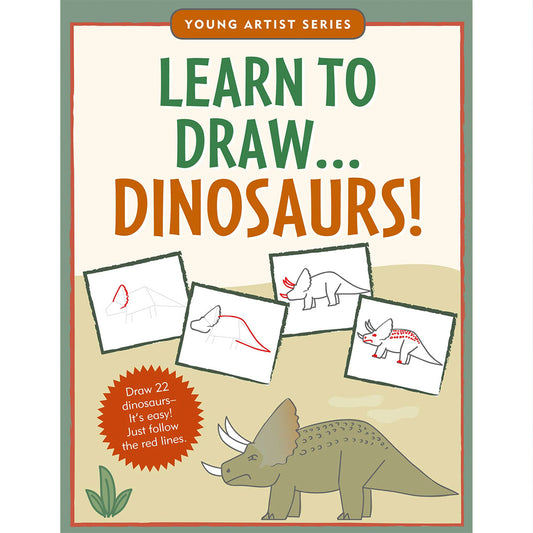 Learn To Draw Dinosaurs! Activity Book