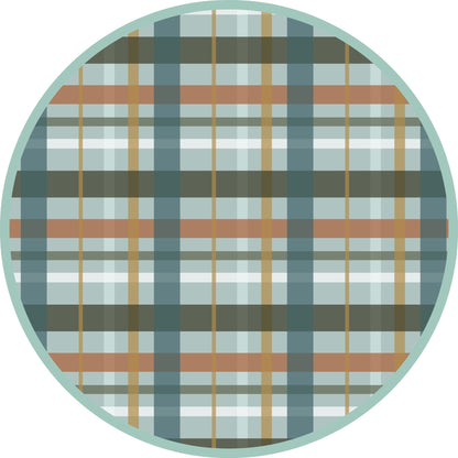 Fall Plaid Luxury Bamboo Blanket