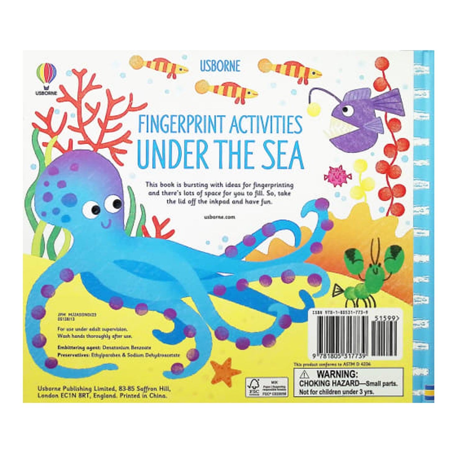 HarperCollins - Fingerprint Activities Under the Sea : Usborne