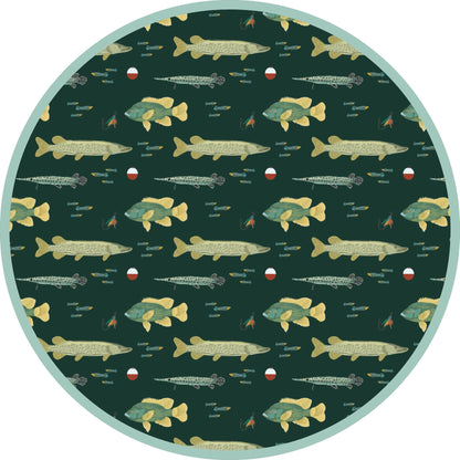 Gone Fishing Bamboo Convertible Footie Romper
