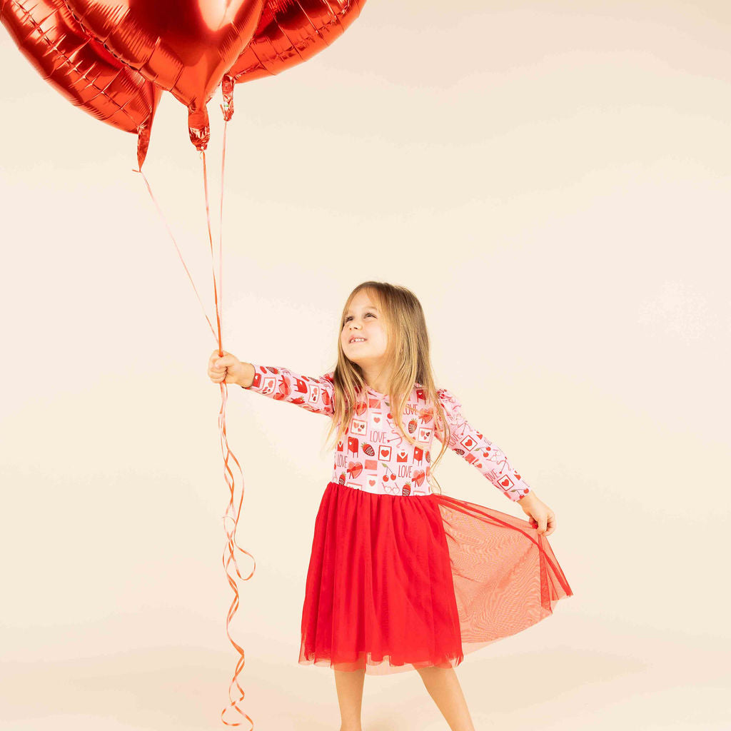 Love Letters Valentine's Day Tulle Twirl Dress