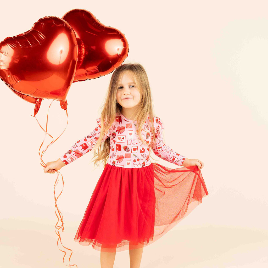 Love Letters Valentine's Day Tulle Twirl Dress