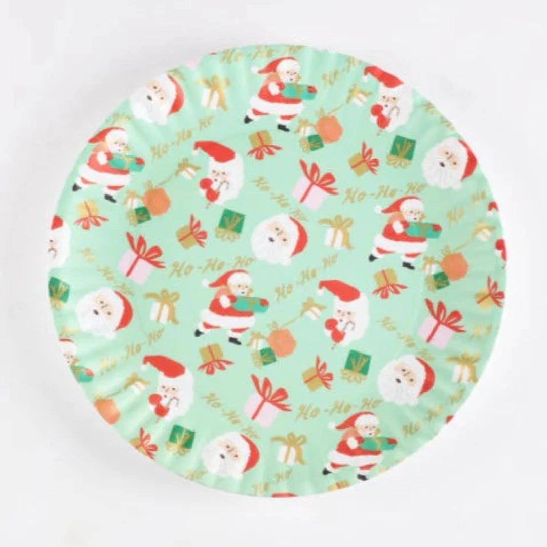 Santa Christmas Holiday Melamine Platter