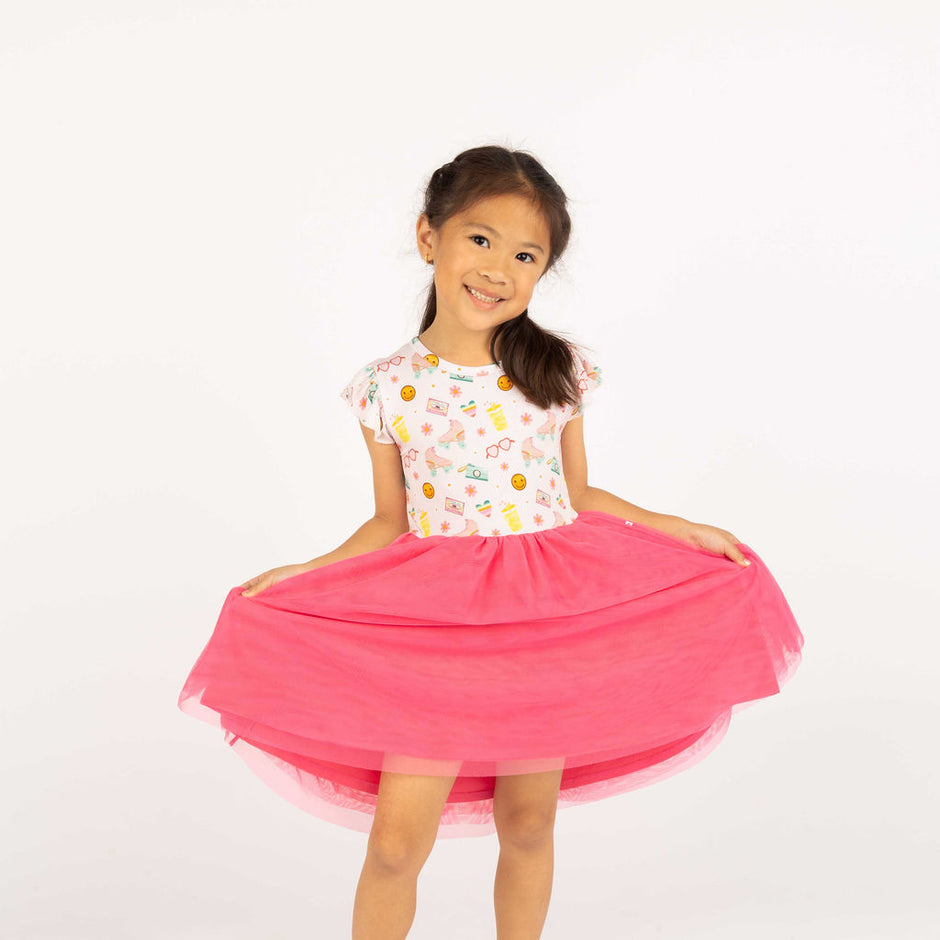 Emerson and Friends Freshly Squeezed Tulle Skirted Onesie