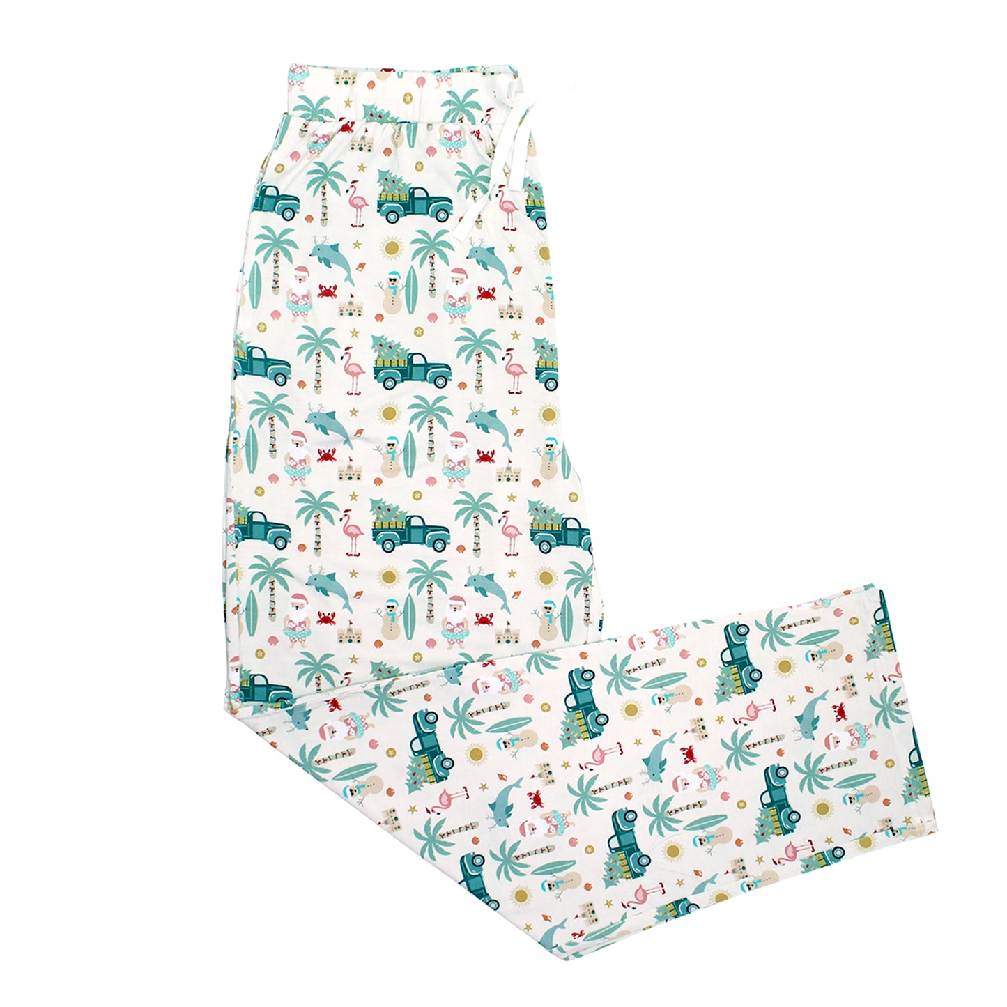 Coastal Christmas Bamboo Relaxed Lounge Pajama Pants