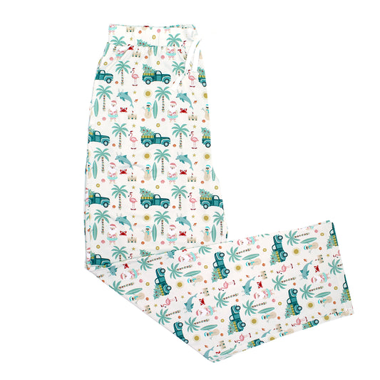 Coastal Christmas Bamboo Relaxed Lounge Pajama Pants