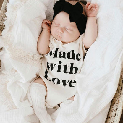 Made with Love Baby Onesie