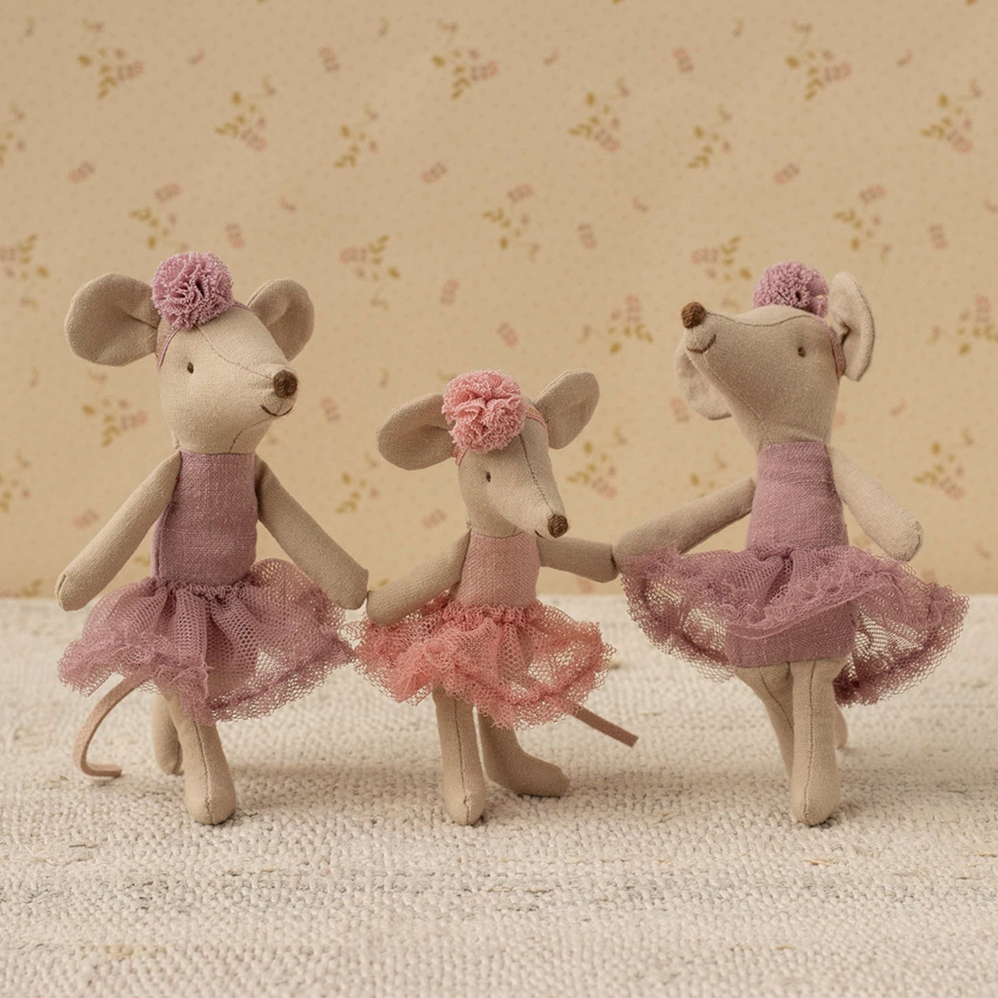 Maileg Ballerina Little Sister Mouse - Rose