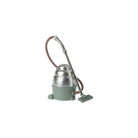 Maileg vacumm cleaner in a white background