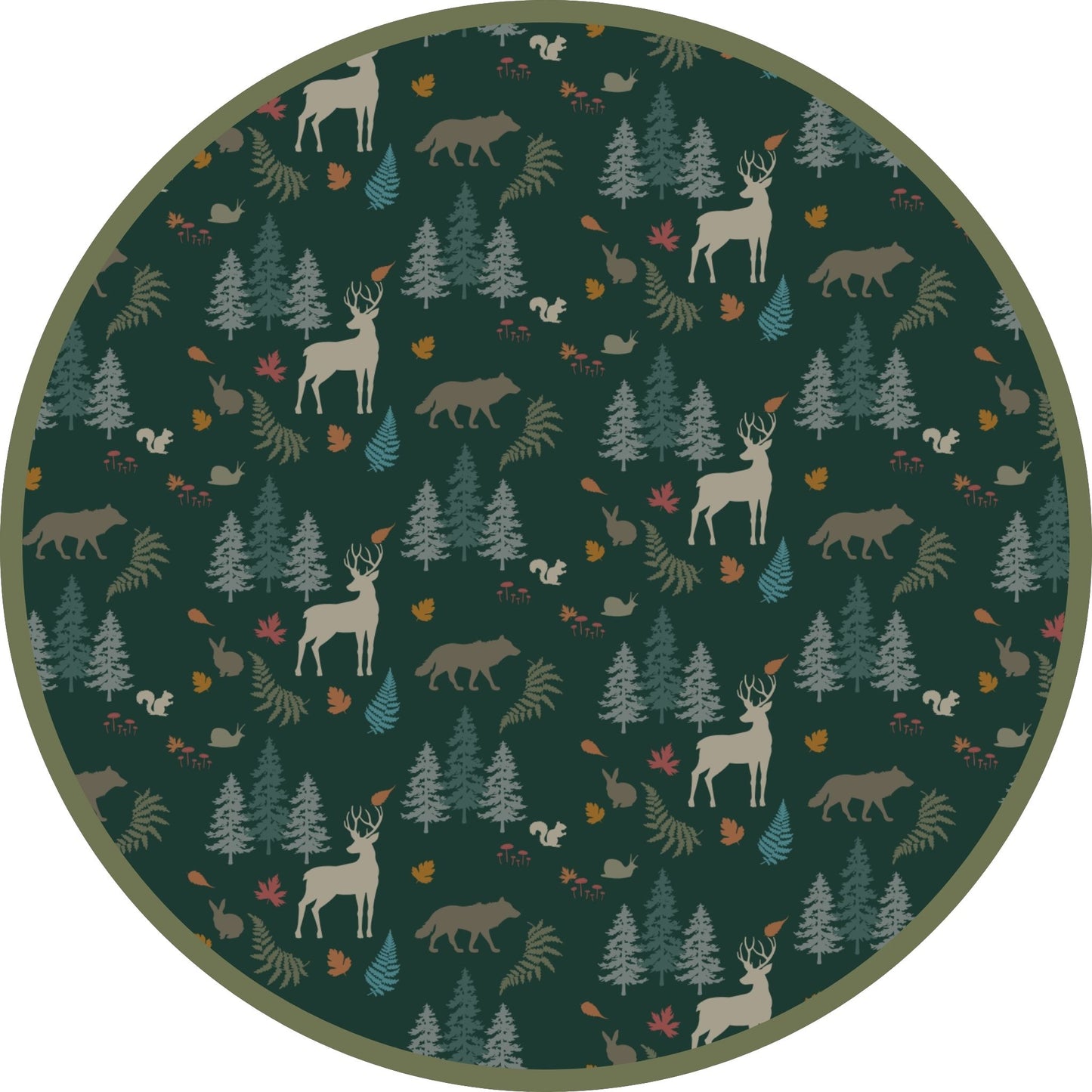 Midnight Forest Relaxed Bamboo Lounge Pajama Pants