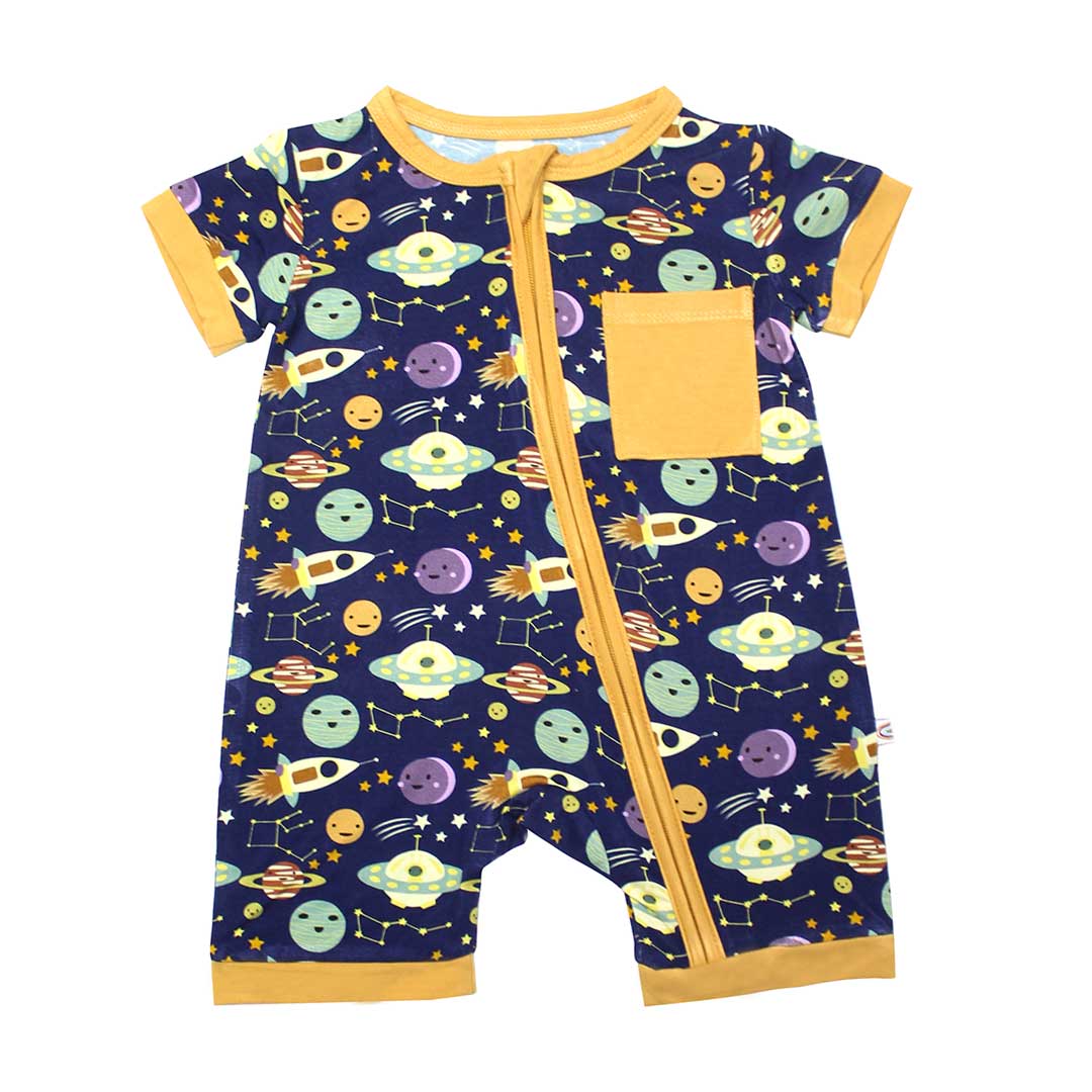 *FINAL SALE* Out of This World Bamboo Shorty Romper