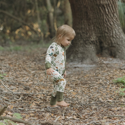 In the Woods Bamboo Convertible Baby Pajamas