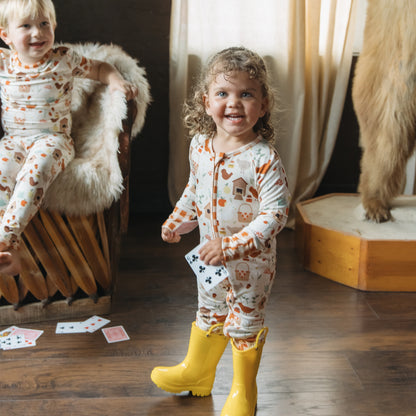 Cozy Cottage Bamboo Convertible Baby Pajamas