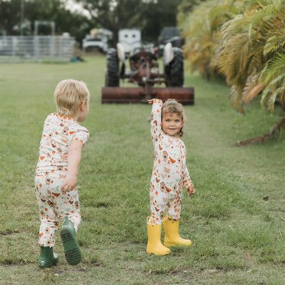Cozy Cottage Bamboo Convertible Baby Pajamas