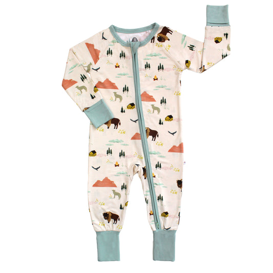 On the Ranch Bamboo Convertible Baby Pajama