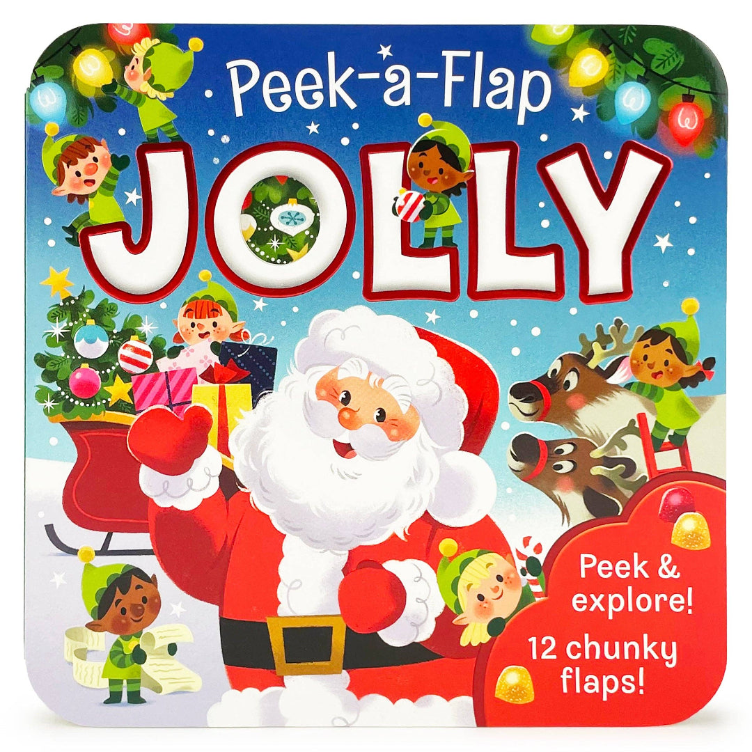 Peek-a-flap Jolly book