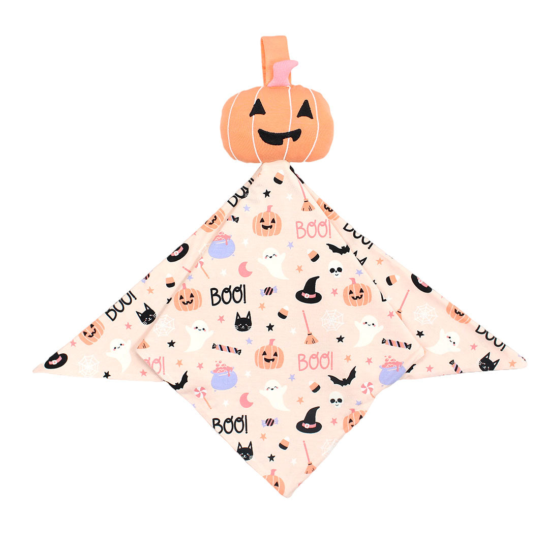 Sweet and Spooky Glow-in-the-Dark Halloween Pumpkin Baby Lovey