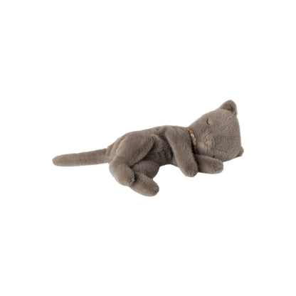 Maileg - Sleeping Kitten Plush Small Grey