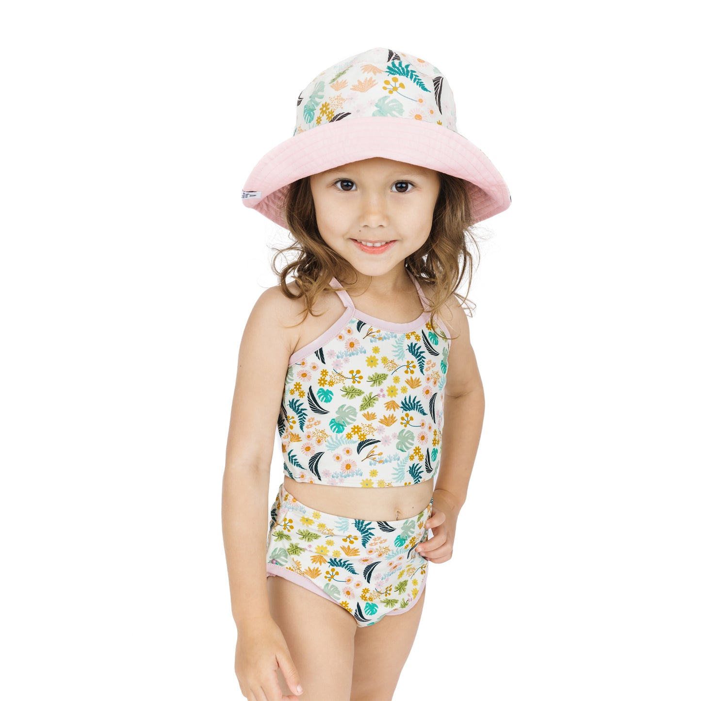 Tropical Blooms Reversible Bucket Hat