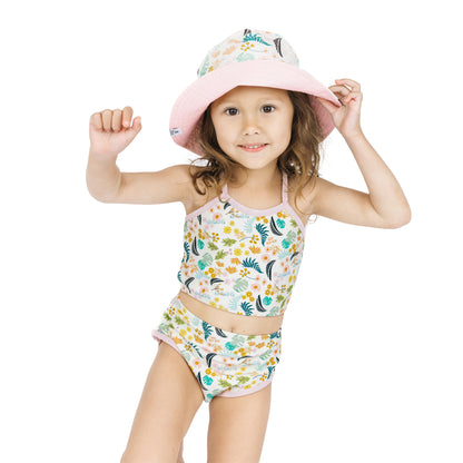 Tropical Blooms Reversible Bucket Hat