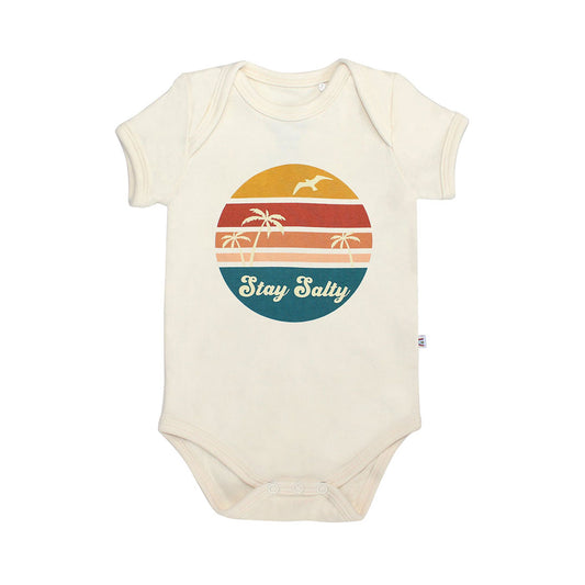 Stay Salty Cotton Baby Onesie