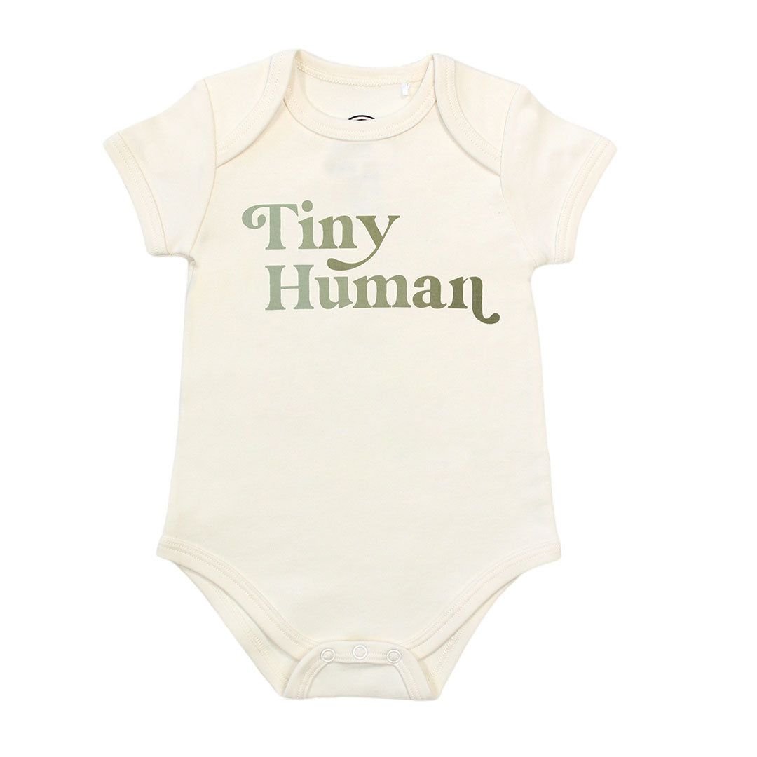 Tiny Human Cotton Baby Onesie