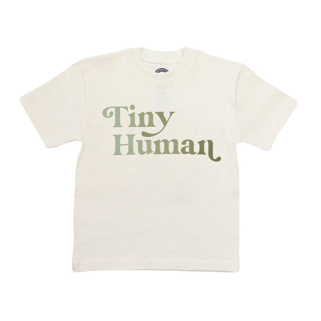 Tiny Human Cotton Toddler Short Sleeve Shirt