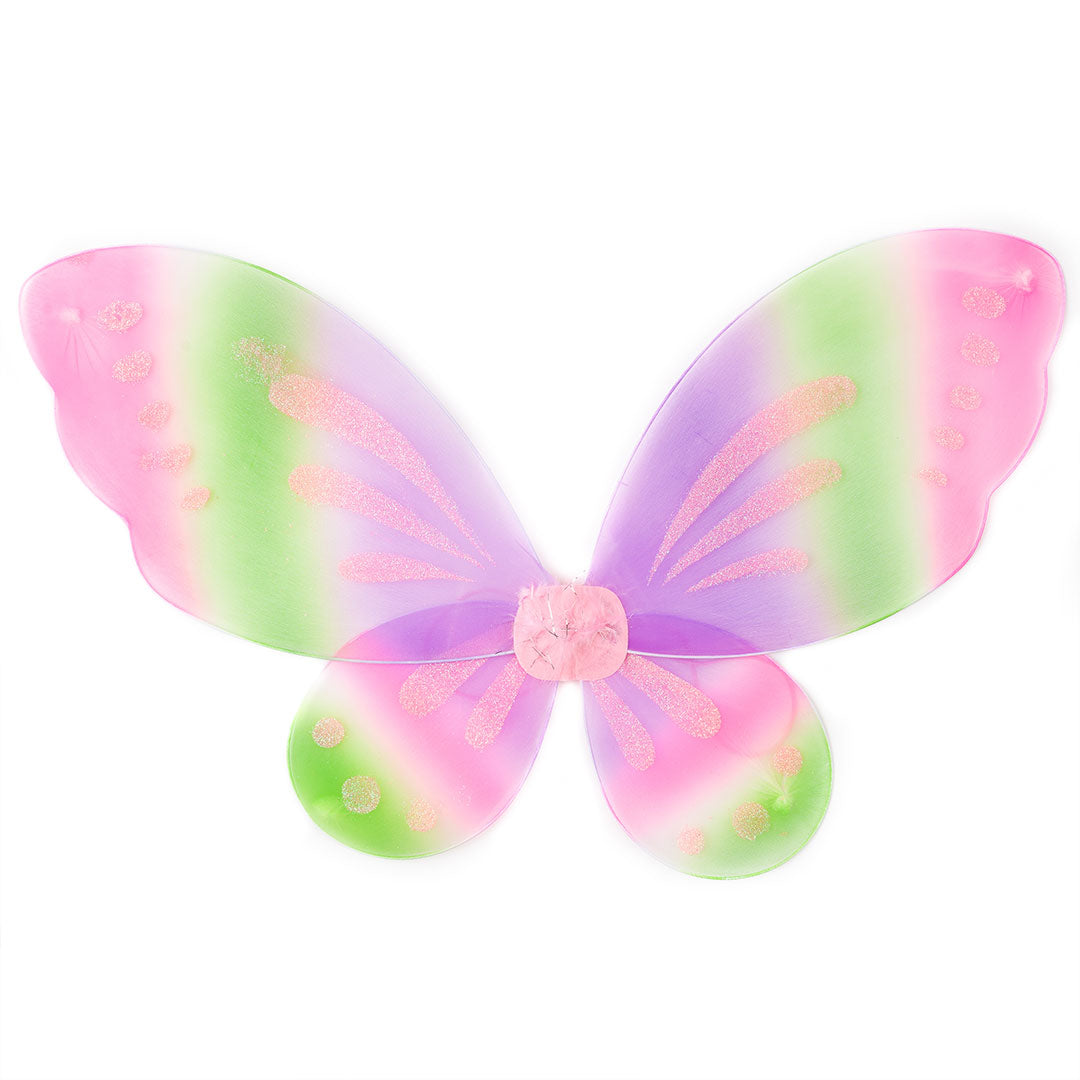 Pink Green and Blue Dress-Up Butterfly Wings