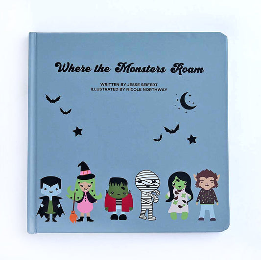 Lucy's Room Where the Monsters Roam Halloween Board Book