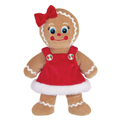 Bearington Collection - Holly Ginger Gingerbread Girl Christmas Plush