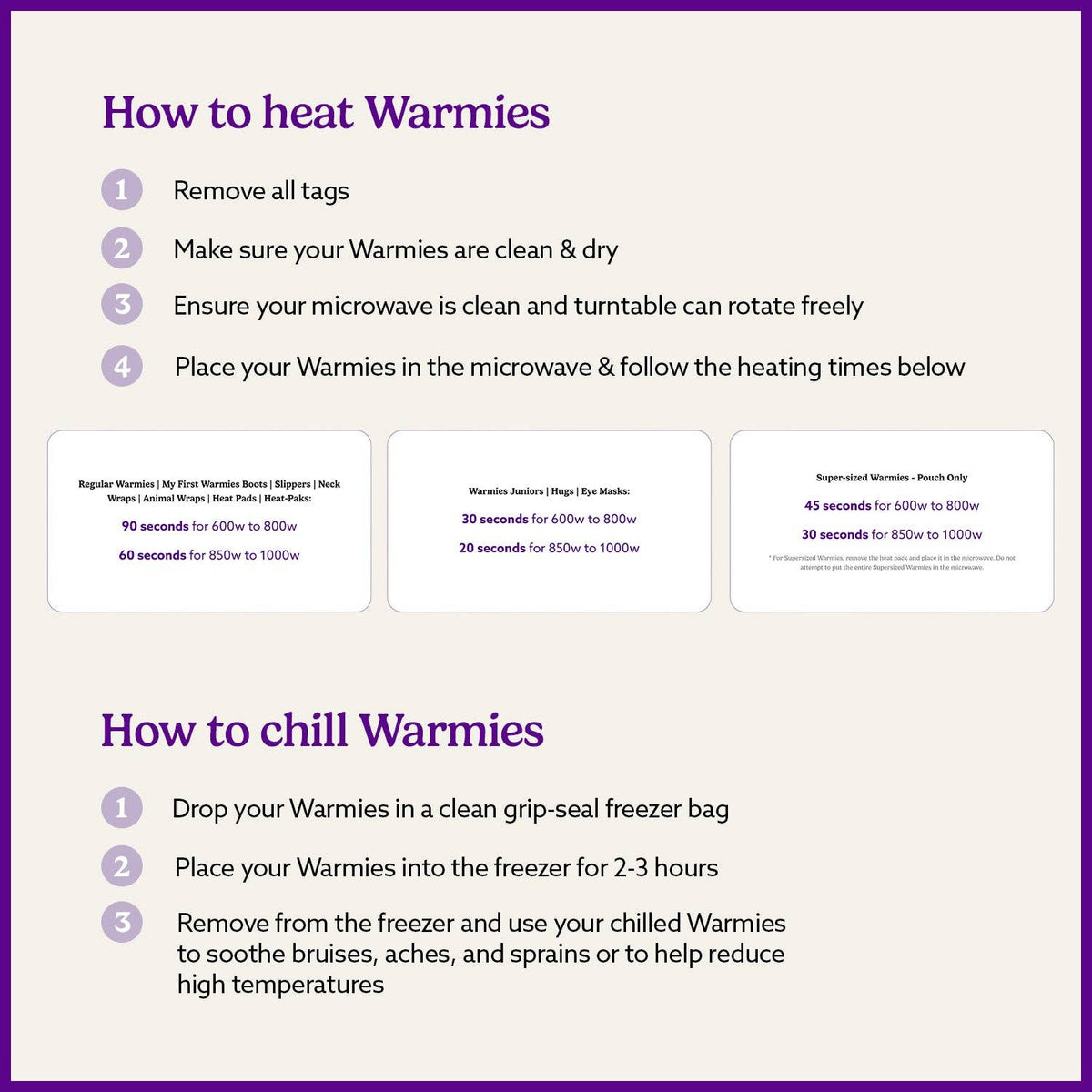 Warmies: America’s Favorite Microwave Plush Brand - Goat Warmies Junior Weighted lavender scented Plush 9 inch