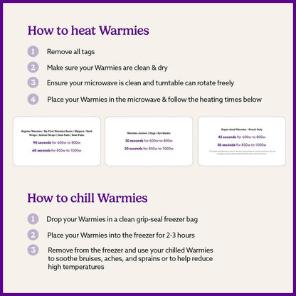 Warmies: America’s Favorite Microwave Plush Brand - Goat Warmies Junior Weighted lavender scented Plush 9 inch