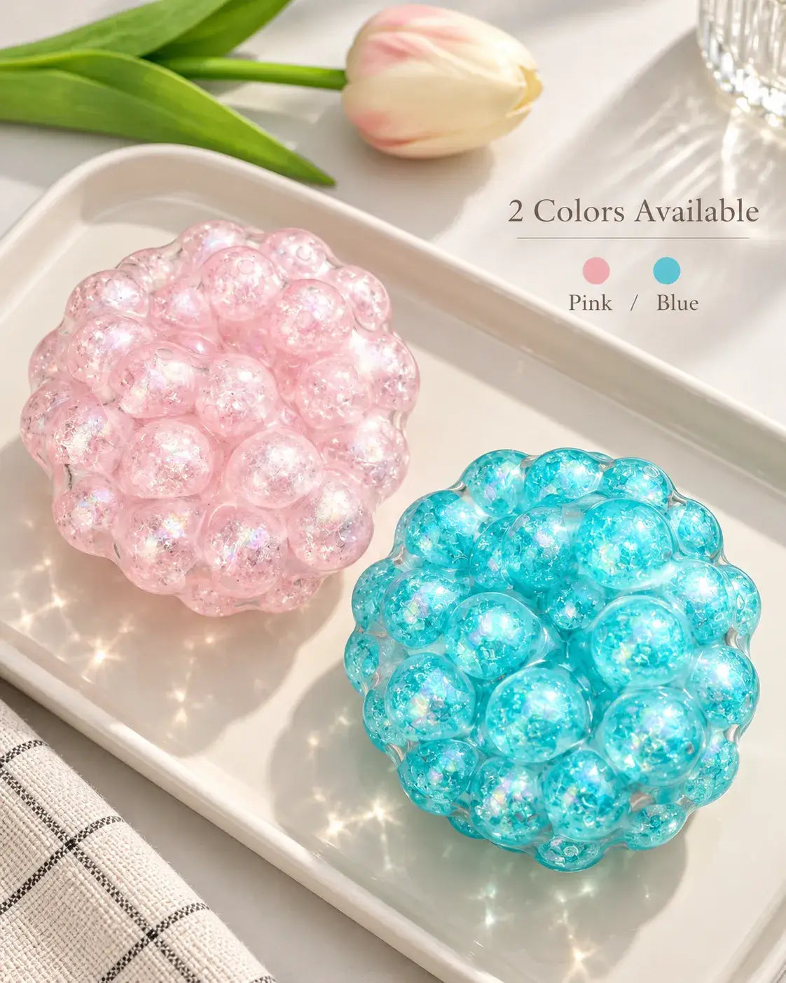 Toynex | We Pay Duties - Pearl Bead Crunchy Moldable Squishy Stress Relief Toy